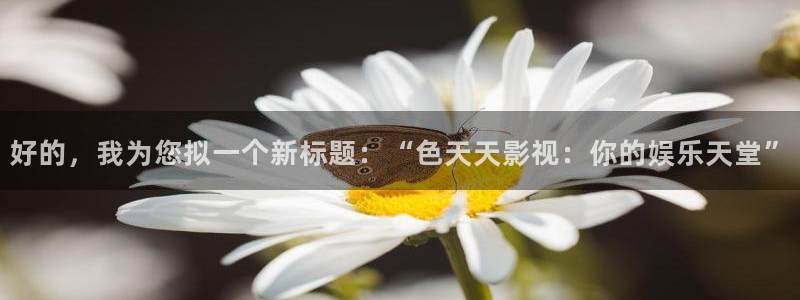 熊猫电影免费观看：好的，我为您拟一个新标题：“色天天影视：你的娱乐天堂”
